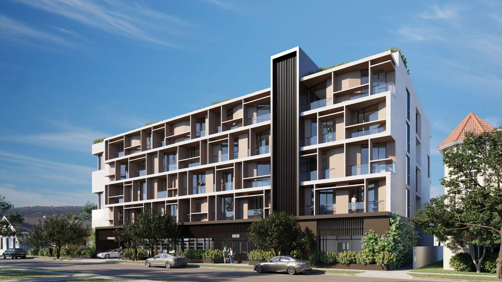 Perspectiva arquitetônica de empreendimento residencial