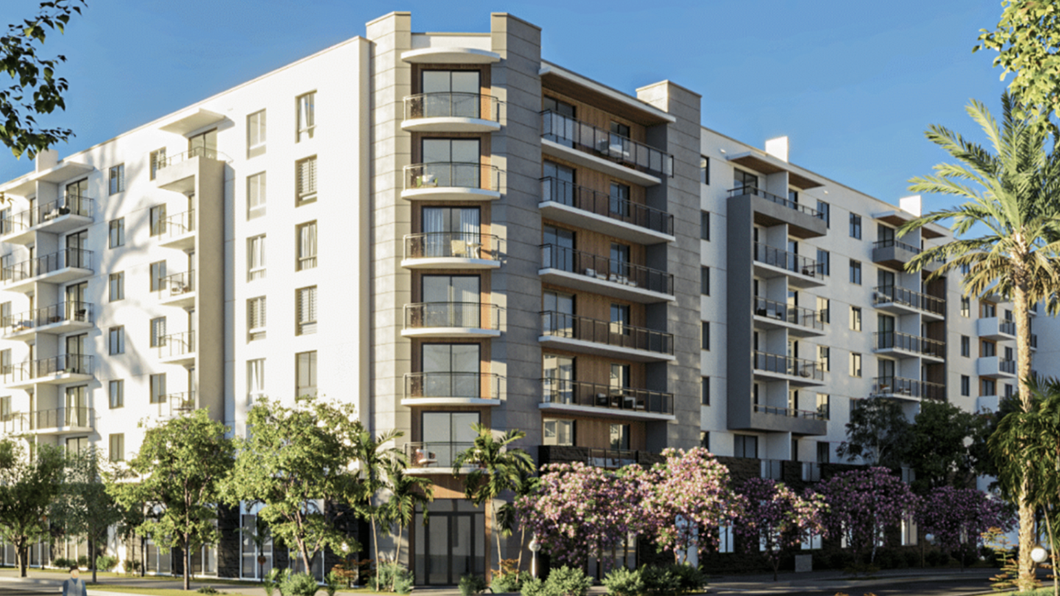 Edifício residencial em nova construção