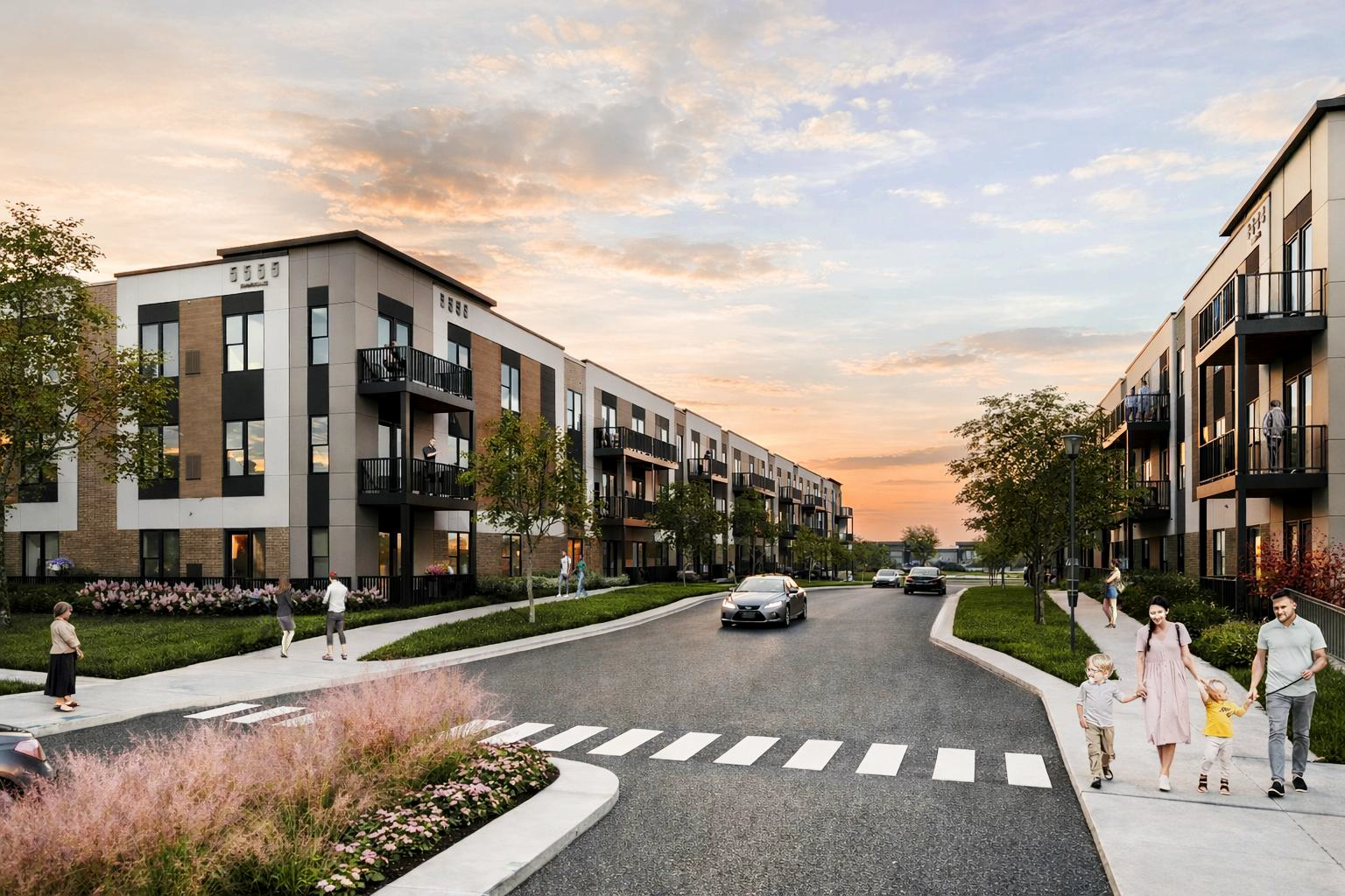 Perspectiva do projeto residencial para locação em Wisconsin
